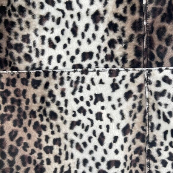 NWT Lisa International REVERSIBLE cheetah leopard & brown‎ vest, S, faux suede - Picture 6 of 16